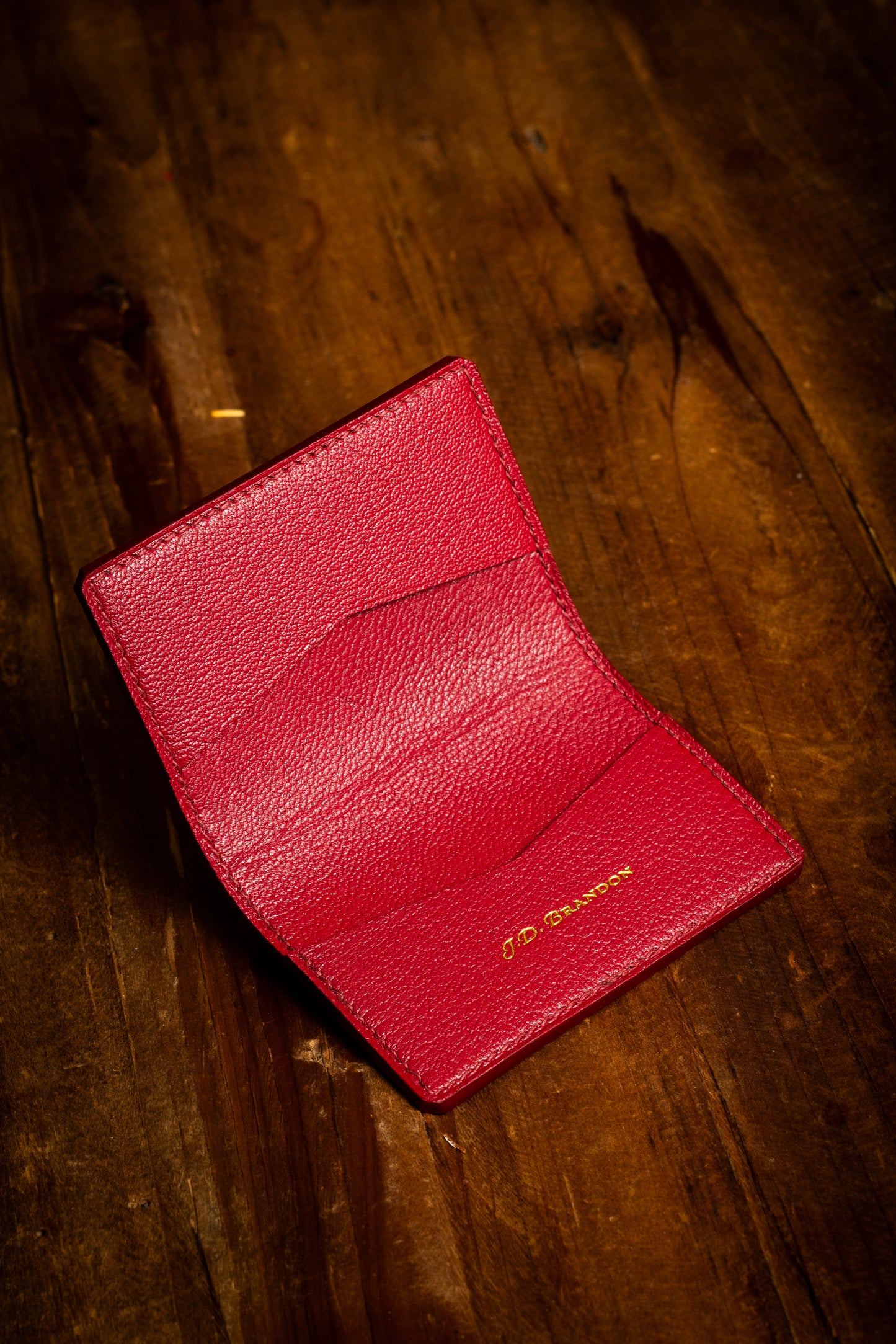 Folding Cardholder - Burgundy