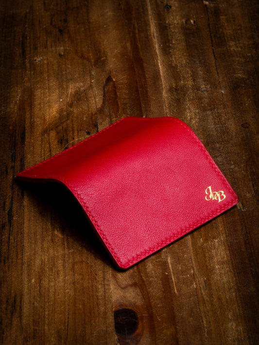 Folding Cardholder - Red Swift